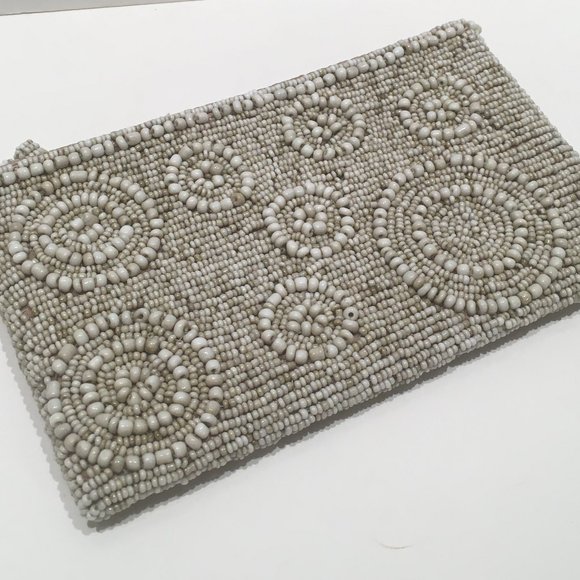 BEADED CLUTCH BAG WITH STRAP - Picture 13 of 14